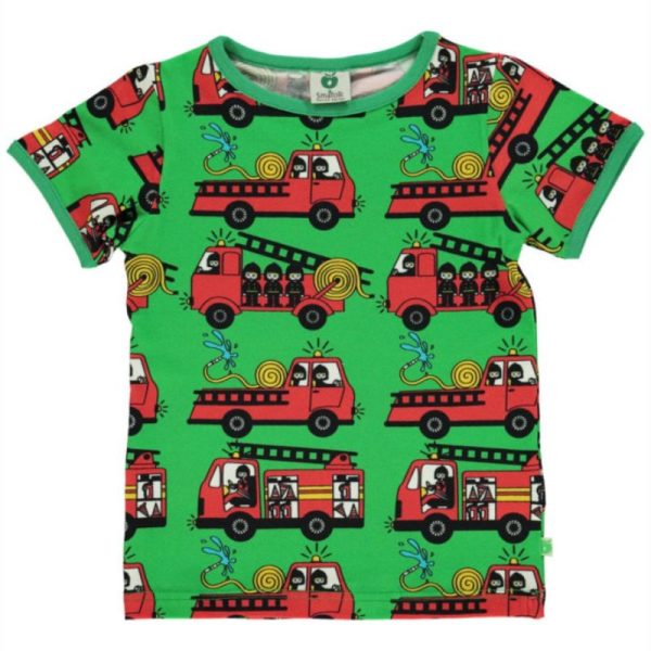 Smafolk Firetruck T-Shirt – Green (Last one! 2-3y)