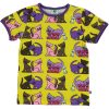 Smafolk Flowers T-Shirt – Orange/Purple