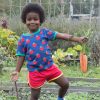 Frugi Kids Busby T-shirts – 2 Pack – Camper Blue Breton/Wave (Last one! 5-6y)