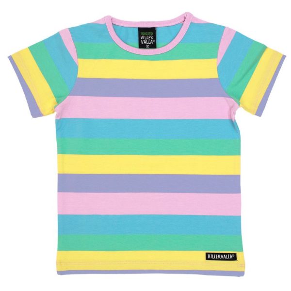 Villervalla Multi-Stripe Kids T-Shirt – Botanic