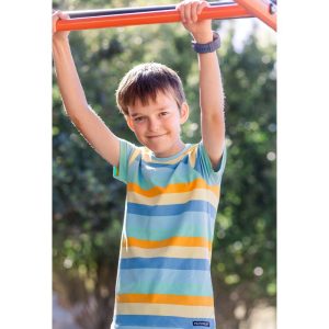 Villervalla Multi-Stripe Kids T-Shirt – Beach